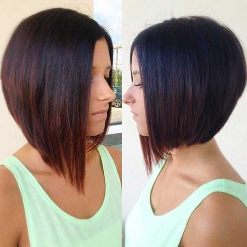 Long Bob for Fine Straight Hair with Red Ombre