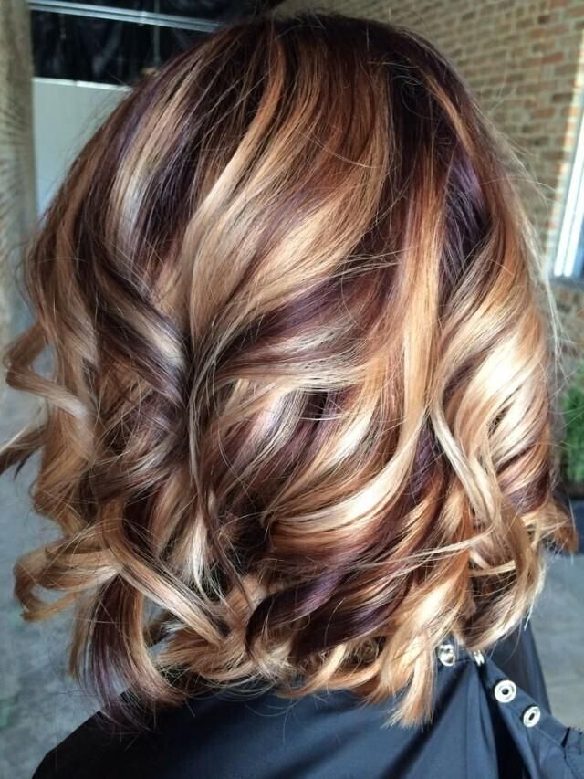 Stunning Brown Blonde Highlighted Hair