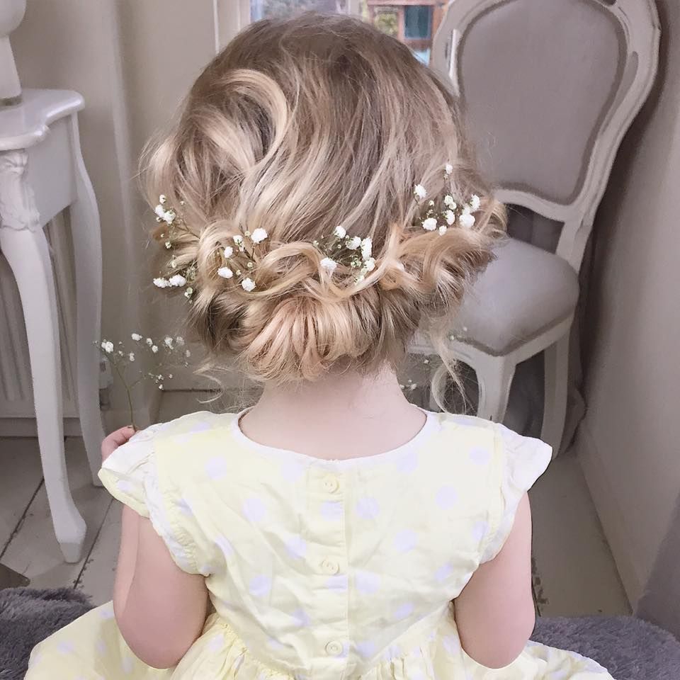 Traditional Flower Girl Hairstyle