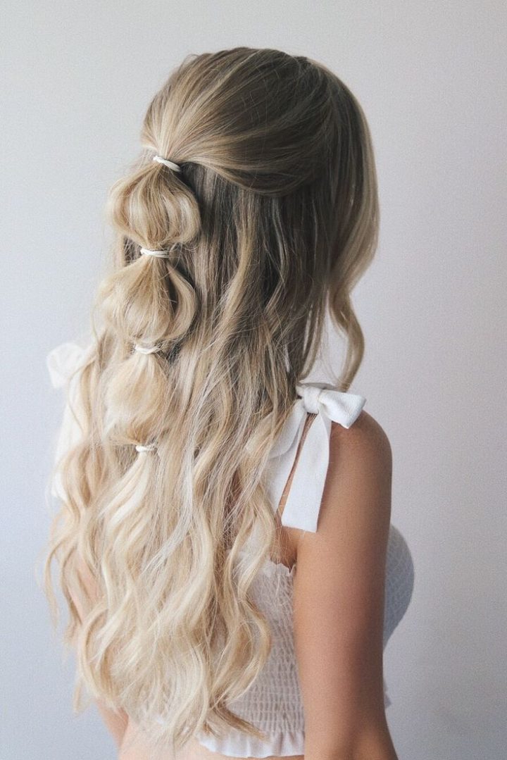 Bubble Pony Hairstyle