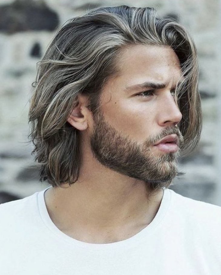 Grey Color for Men’s Hairstyle