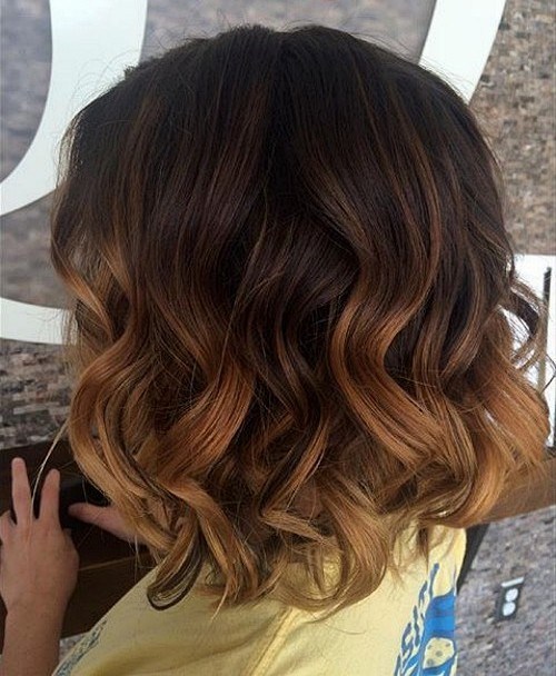 Medium Beachy Waves with Ombre Highlights