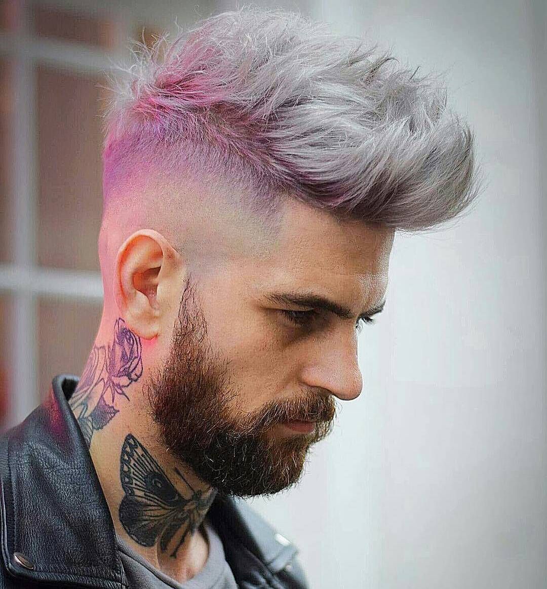 Pink Hairstyle for Men