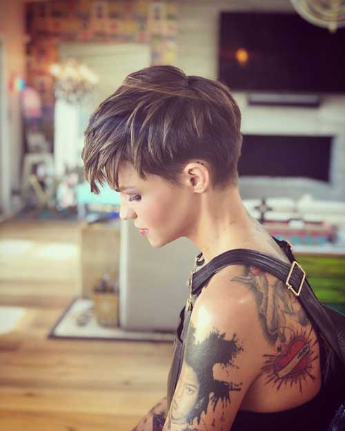 Ruby Rose Style Pixie Cut