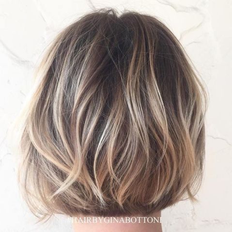 Soft Bronde Hair with Short Layers