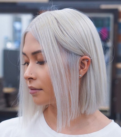 Straight Bob Hairstyle for Fine Hair